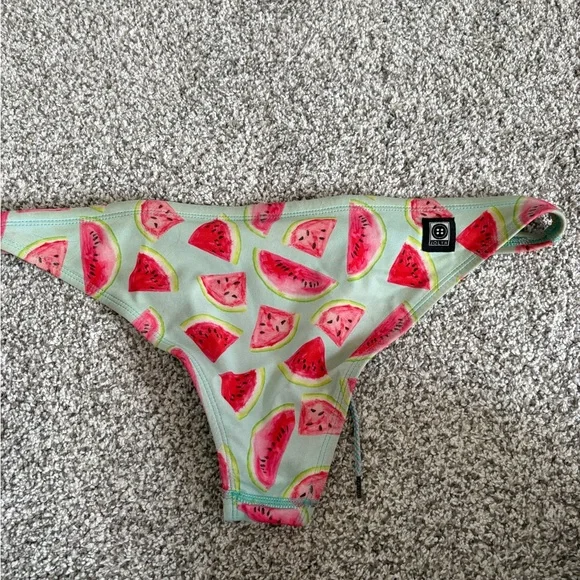 Jolyn “Europe Bottom” Watermelon Print Bikini Bottom - Picture 2 of 4